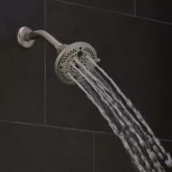 Oxygenics Force Brushed Nickel 10-Spray Shower Head 2-GPM (7.6-LPM) -Bath and Faucet shop 010147815689 03676024 1800x1800