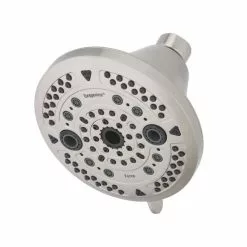 Oxygenics Force Brushed Nickel 10-Spray Shower Head 2-GPM (7.6-LPM) -Bath and Faucet shop 010147815689 03676026 1800x1800