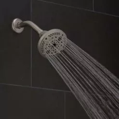 Oxygenics Force Brushed Nickel 10-Spray Shower Head 2-GPM (7.6-LPM) -Bath and Faucet shop 010147815689 03676031 1800x1800