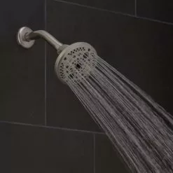 Oxygenics Force Brushed Nickel 10-Spray Shower Head 2-GPM (7.6-LPM) -Bath and Faucet shop 010147815689 03676032 1800x1800