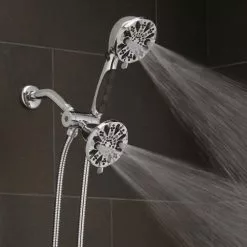 Oxygenics Hero Chrome 63-Spray Dual Shower Head 2-GPM (7.6-LPM) -Bath and Faucet shop 010147933765xl 1800x1800