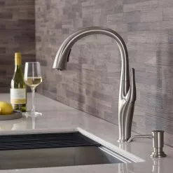 In Stock Hardwarestore Delivery Odell Single-Handle Pull-Down Sprayer Kitchen Faucet With Dual Function Sprayhead In Spot Free Stainless Steel -Bath and Faucet shop 011bd7d9a95512ce64573b726deef590 1800x1800