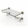 Allied Brass Prestige Que New Antique Brass Wall Mount Towel Rack