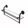 Allied Brass Remi Antique Bronze 1-Tier Brass Wall Mount Bathroom Shelf