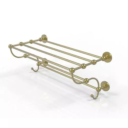 Allied Brass Prestige Skyline Satin Brass Wall Mount Towel Rack 3 Allied Brass Prestige Skyline Satin Brass Wall Mount Towel Rack