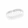 Allied Brass Oval Soap Basket In Matte White