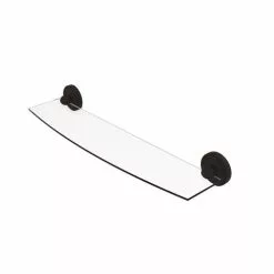 Allied Brass Regal Oil-Rubbed Bronze 1-Tier Brass Wall Mount Bathroom Shelf