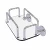 Allied Brass Skyline Wall Mounted Guest Towel Holder In Polished Chrome