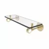 Allied Brass Clearview Unlacquered Brass 1-Tier Brass Wall Mount Bathroom Shelf -Bath and Faucet shop 013895458504xl 1800x1800