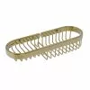 Allied Brass Combination Wire Basket In Unlacquered Brass