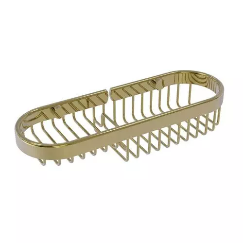 Allied Brass Combination Wire Basket In Unlacquered Brass 3 Allied Brass Combination Wire Basket In Unlacquered Brass