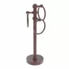 Allied Brass Vanity Top 3 Towel Ring Guest Towel Holder With Groovy Accents In Antique Copper -Bath and Faucet shop 013895669283xl 1800x1800