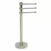 Allied Brass Vanity Top 3 Swing Arm Guest Towel Holder With Groovy Accents In Polished Nickel -Bath and Faucet shop 013895679817xl 1800x1800