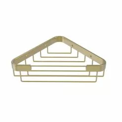 Allied Brass 3.1-in H Screw Mount Solid Brass Satin Brass Hanging Shower Caddy