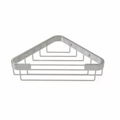 Allied Brass 3.1-in H Screw Mount Solid Brass Satin Nickel Hanging Shower Caddy