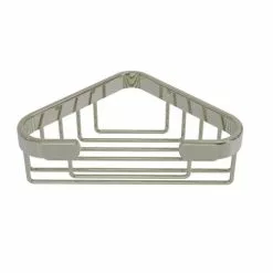 Allied Brass Corner Soap Basket In Polished Nickel