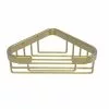 Allied Brass Corner Soap Basket In Satin Brass