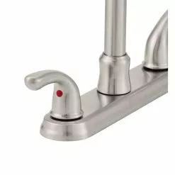In Stock Hardwarestore Delivery Builders 2-Handle Standard Kitchen Faucet With Sprayer In Stainless Steel 16 In Stock Hardwarestore Delivery Builders 2-Handle Standard Kitchen Faucet With Sprayer In Stainless Steel -Bath and Faucet shop 0191ce168cb71c4a1af541c79cfb90da 1800x1800