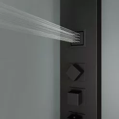 In Stock Hardwarestore Delivery Kingsley 55.125 In. 2-Jet High Pressure Shower System With Fixed Rainhead And Handheld Dual Shower In Matte Black -Bath and Faucet shop 01b712877c5ae3ad07f4df050a72d132 1800x1800