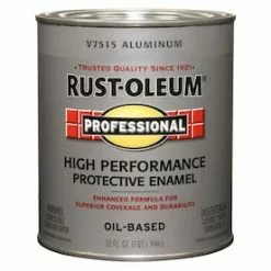 Rust-Oleum Professional Ready Mix Flat Aluminum Enamel Interior/Exterior Paint (Actual Net Contents: 32-fl Oz)