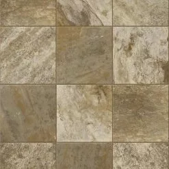 Congoleum ArmorCore Valley Path 12-ft W Cut-to-Length Sandy Brown Stone Look Low-Gloss Finish Sheet Vinyl -Bath and Faucet shop 020275375351xl 1800x1800