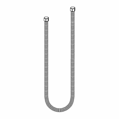 Moen Spot Resist Brushed Nickel Shower Hose 5 Moen Spot Resist Brushed Nickel Shower Hose - Image 3