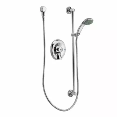 Moen Commercial Chrome-Spray Shower Bar System 3 Moen Commercial Chrome-Spray Shower Bar System