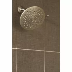 Moen Velocity Brushed Nickel 2-Spray Rain Shower Head 2.5-GPM (9.5-LPM) 17 Moen Velocity Brushed Nickel 2-Spray Rain Shower Head 2.5-GPM (9.5-LPM) -Bath and Faucet shop 026508221068 10358180 1800x1800