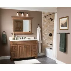 Moen Caldwell Mediterranean Bronze 1-Handle Faucet With Valve 18 Moen Caldwell Mediterranean Bronze 1-Handle Faucet With Valve -Bath and Faucet shop 026508236116 08174347 1800x1800