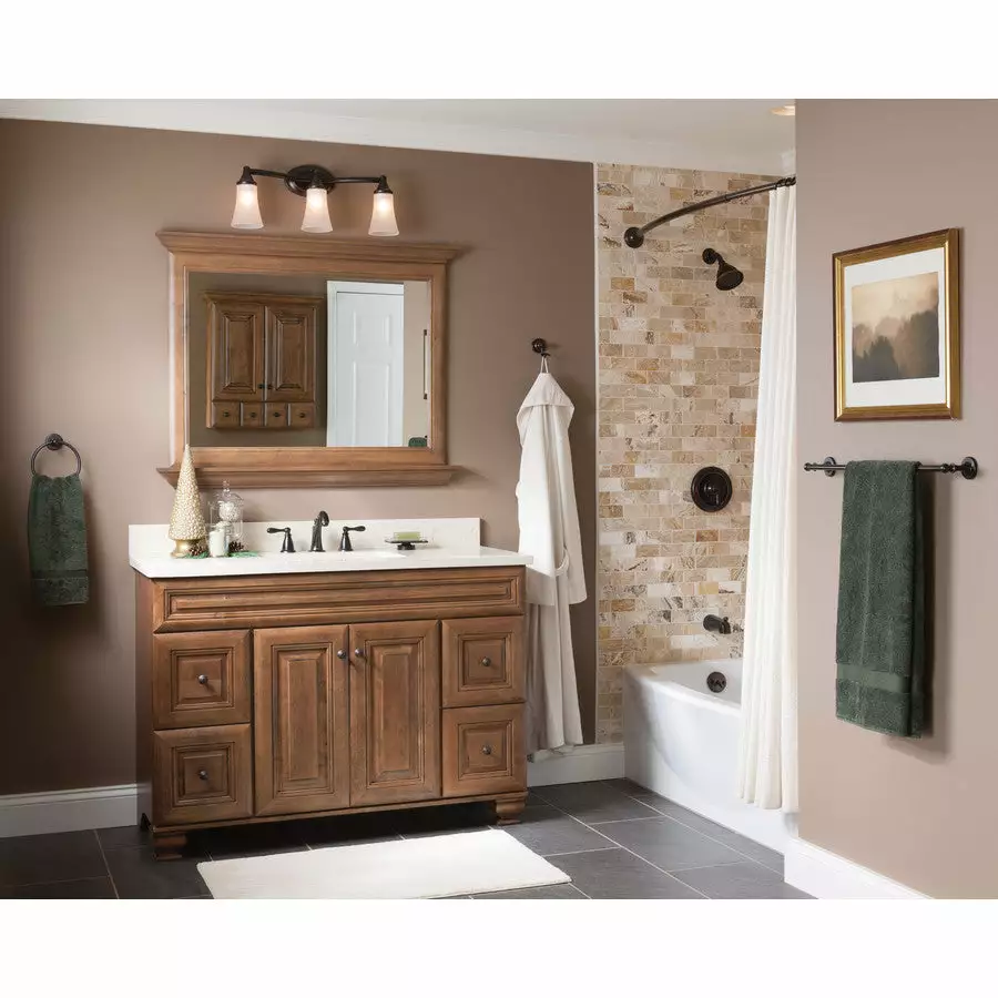 Moen Caldwell Mediterranean Bronze 1-Handle Faucet With Valve 8 Moen Caldwell Mediterranean Bronze 1-Handle Faucet With Valve - Image 6