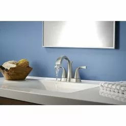 Moen Oxby Spot Resist Brushed Nickel 2-handle 4-in Centerset WaterSense Bathroom Sink Faucet With Drain 15 Moen Oxby Spot Resist Brushed Nickel 2-handle 4-in Centerset WaterSense Bathroom Sink Faucet With Drain -Bath and Faucet shop 026508262924 05103534 1800x1800