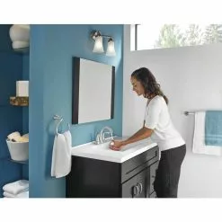 Moen Oxby Spot Resist Brushed Nickel 2-handle 4-in Centerset WaterSense Bathroom Sink Faucet With Drain 17 Moen Oxby Spot Resist Brushed Nickel 2-handle 4-in Centerset WaterSense Bathroom Sink Faucet With Drain -Bath and Faucet shop 026508262924 05103536 1800x1800