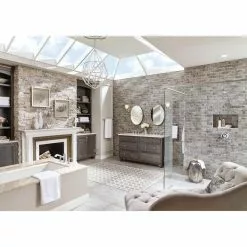 Moen Brushed Nickel Lever Shower Handle -Bath and Faucet shop 026508264423 16610318 1800x1800