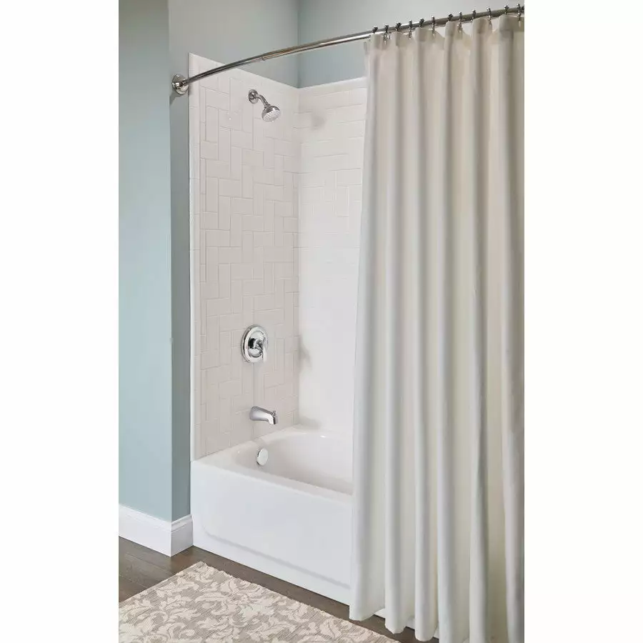 Moen Adler Spot Resist Brushed Nickel 1-Handle Bathtub And Shower Faucet With Valve 3 Moen Adler Spot Resist Brushed Nickel 1-Handle Bathtub And Shower Faucet With Valve