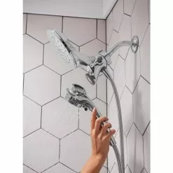 Moen Magnetix Chrome 6-Spray Rain Dual Shower Head 1.75-GPM (6.6-LPM) -Bath and Faucet shop 026508279816 09382830 1800x1800