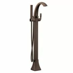 Valspar Moen Voss 1-Handle Freestanding Bathtub Faucet With Hand Shower