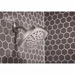 Moen Lindor Spot Resist Brushed Nickel 1-Handle Bathtub And Shower Faucet With Valve -Bath and Faucet shop 026508282663 09257192 1800x1800