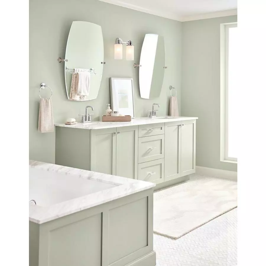 Moen Gibson Matte Black 2-handle 4-in Centerset WaterSense Bathroom Sink Faucet With Drain 5 Moen Gibson Matte Black 2-handle 4-in Centerset WaterSense Bathroom Sink Faucet With Drain - Image 3