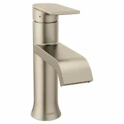 Moen Genta Brushed Nickel 1-handle Single Hole WaterSense Bathroom Sink Faucet With Drain 13 Moen Genta Brushed Nickel 1-handle Single Hole WaterSense Bathroom Sink Faucet With Drain -Bath and Faucet shop 026508290125xl 1800x1800