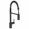 Industrial Air Moen Align Matte Black 1-Handle Deck Mount Pull-Down Handle/Lever Commercial/Residential Kitchen Faucet -Bath and Faucet shop 026508291054 1800x1800