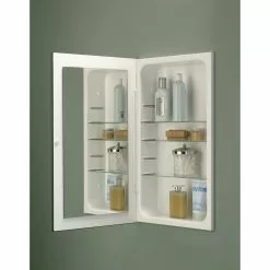 Jensen Cove 16-in X 26-in Rectangle Recessed Mirrored Medicine Cabinet