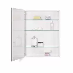Jensen Metro Oversize 24-in X 30-in Rectangle Surface/Recessed Mirrored Medicine Cabinet