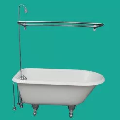 Barclay Polished Chrome 2-Handle Bathtub And Shower Faucet With Valve -Bath and Faucet shop 028553059405 16483881 1800x1800