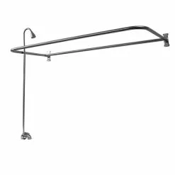 Barclay Polished Chrome 2-Handle Bathtub And Shower Faucet With Valve -Bath and Faucet shop 028553059405xl 1800x1800