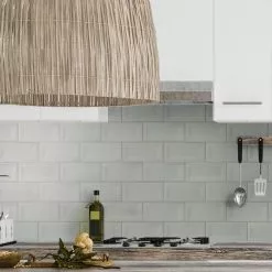 MSI Retro Blanco Inverted Beveled 3 In. X 6 In. Glossy Ceramic White Subway Tile (11 Sq. Ft./case) -Bath and Faucet shop 02d14b04a24a7e5711b5253d48897fe4 1800x1800