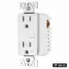 GE Wi-Fi Smart Switch White 15-amp Duplex Residential/Commercial Outlet