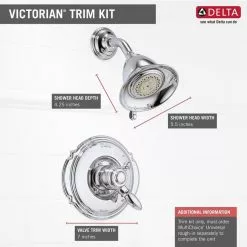 Delta Victorian Chrome 1-Handle Shower Faucet -Bath and Faucet shop 034449520195 12170187 1800x1800