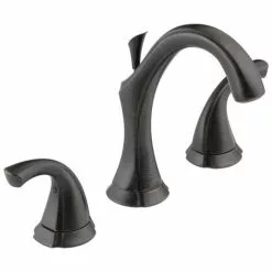 Delta Addison Venetian Bronze 2-handle Widespread WaterSense Bathroom Sink Faucet With Drain -Bath and Faucet shop 034449597289xl 1800x1800