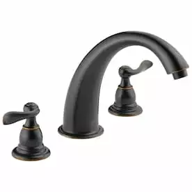 HGTV HOME By Sherwin-Williams Delta Windemere 2-Handle Deck Mount Roman Bathtub Faucet 3 HGTV HOME By Sherwin-Williams Delta Windemere 2-Handle Deck Mount Roman Bathtub Faucet