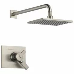 Delta Vero Stainless 1-Handle Shower Faucet -Bath and Faucet shop 034449632539xl 1800x1800